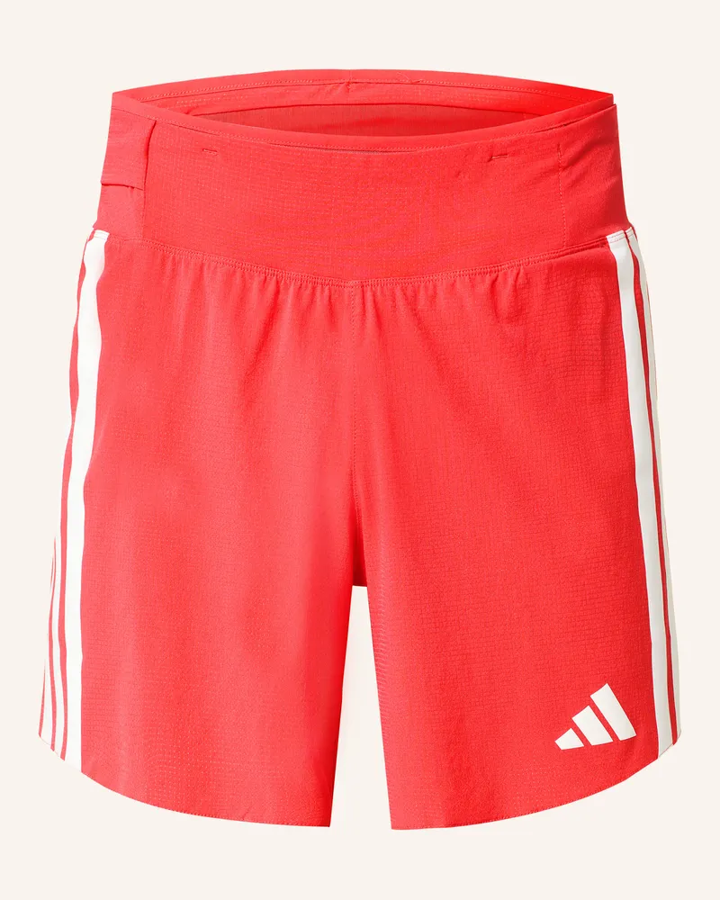adidas 2-In-1-Laufshorts Adizero Running Gel Pocket rot Rot
