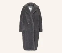 Oversized-Teddymantel Teddy grau