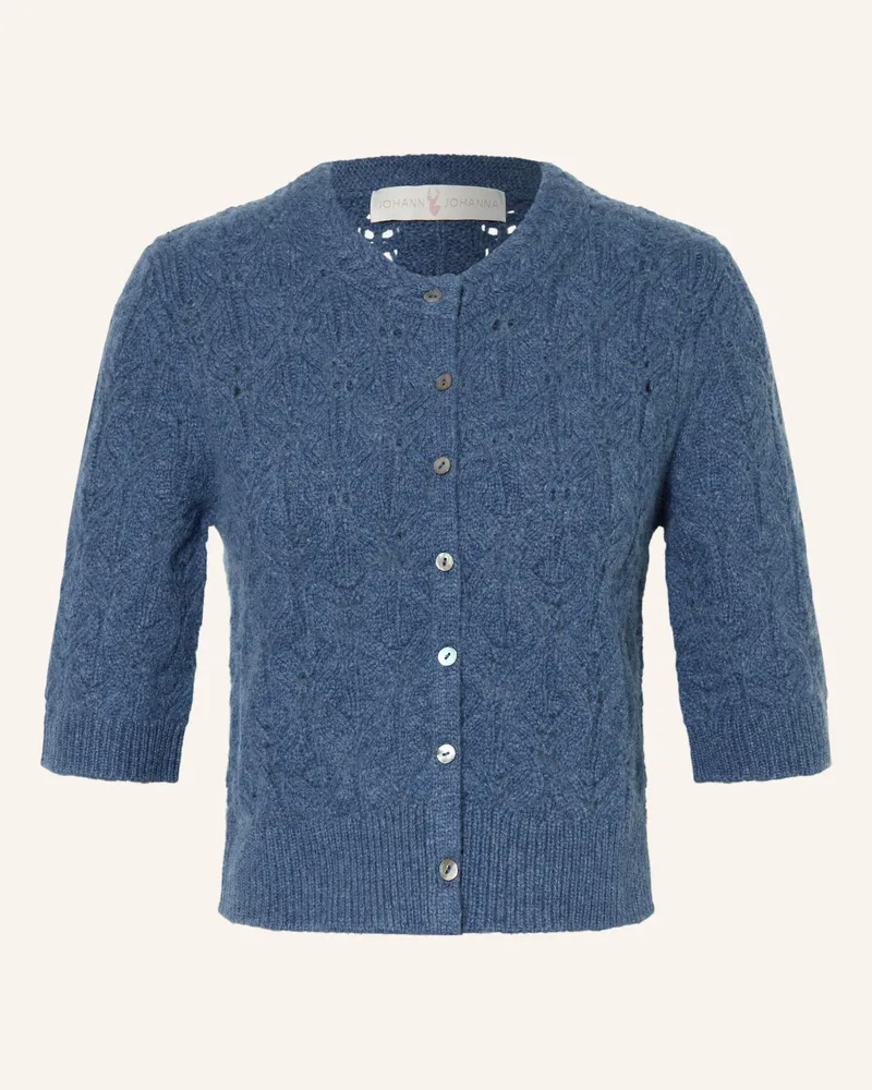 Johann & Johanna Strickjacke Blau