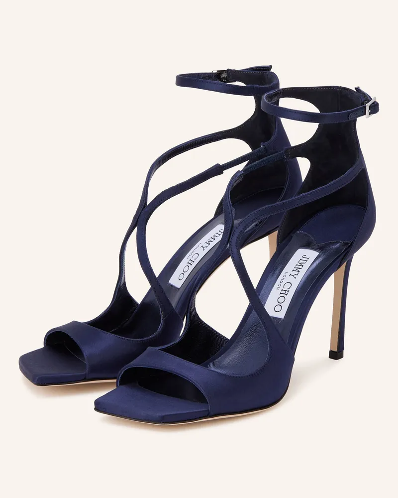 Jimmy Choo Sandaletten Azia 95 blau Dunkelblau