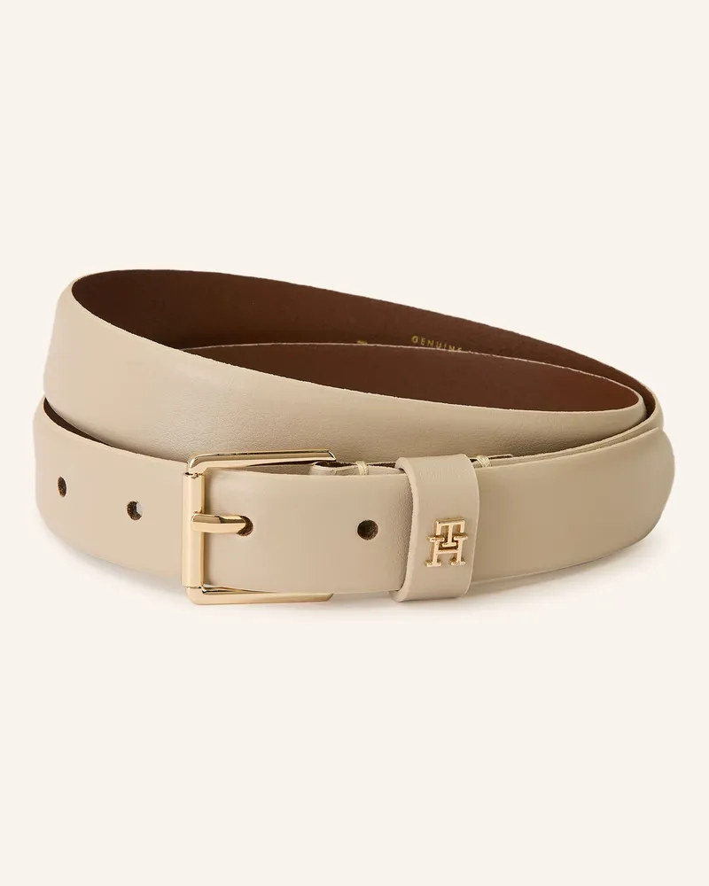 Tommy Hilfiger Ledergürtel Creme