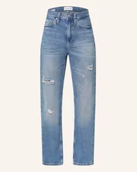 Calvin Klein Destroyed Jeans Blau