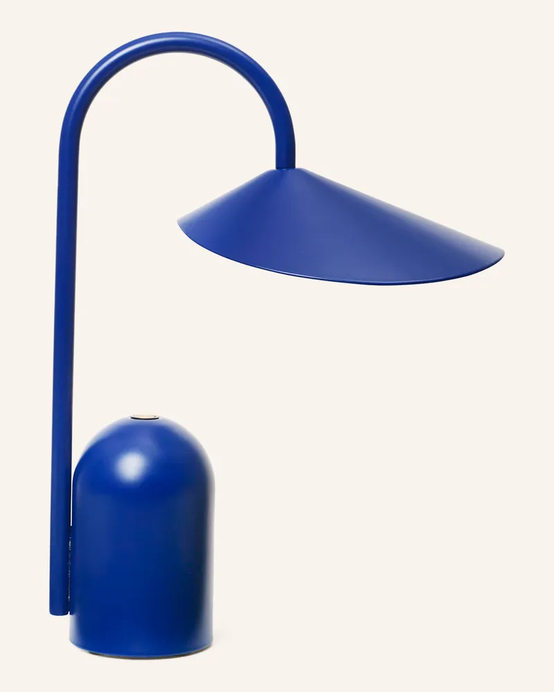 ferm LIVING Tischleuchte Arum blau Blau
