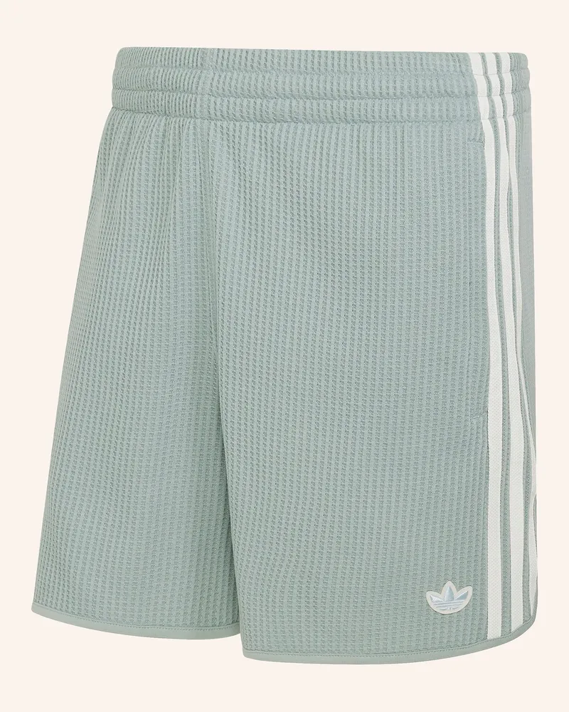 adidas Shorts Waffle Knit Sprinter gruen Hellgrün