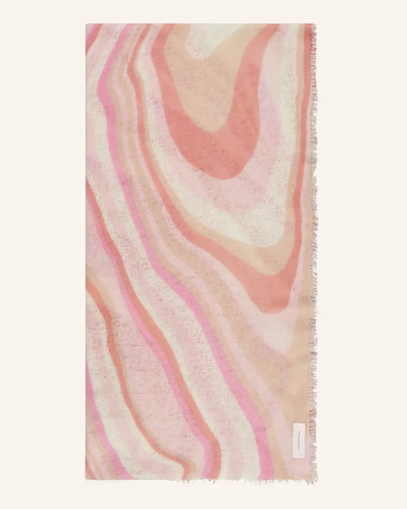 Puschoen Cashmere-Schal HYPNO GARDEN Rosa