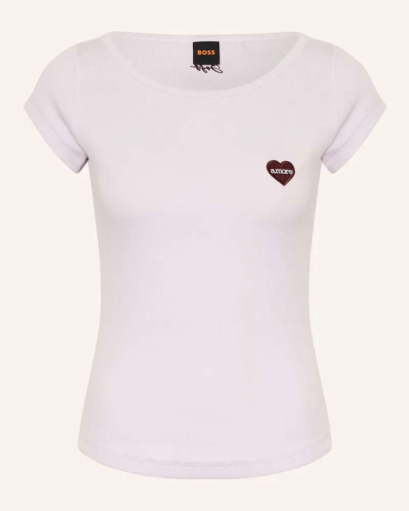 HUGO BOSS T-Shirt Etine lila Helllila