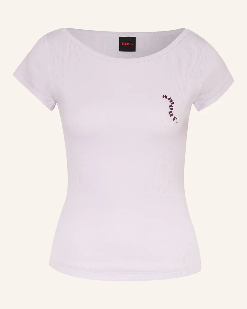 HUGO BOSS T-Shirt Etine lila Helllila