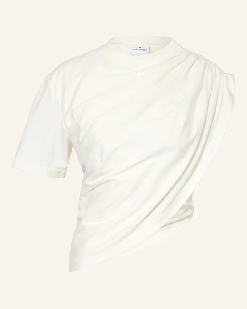 Courrèges T-Shirt weiss Weiss