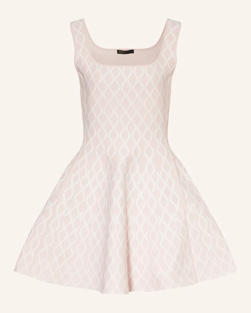 Maje Jacquard-Kleid Hellrosa