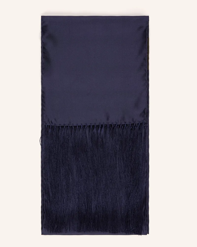 windsor. Seidenschal blau Dunkelblau