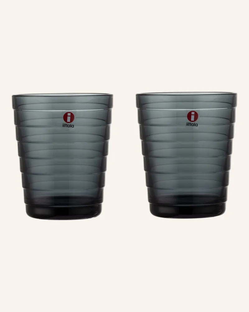 iittala 2er-Set Trinkgläser AINO AALTO Dark