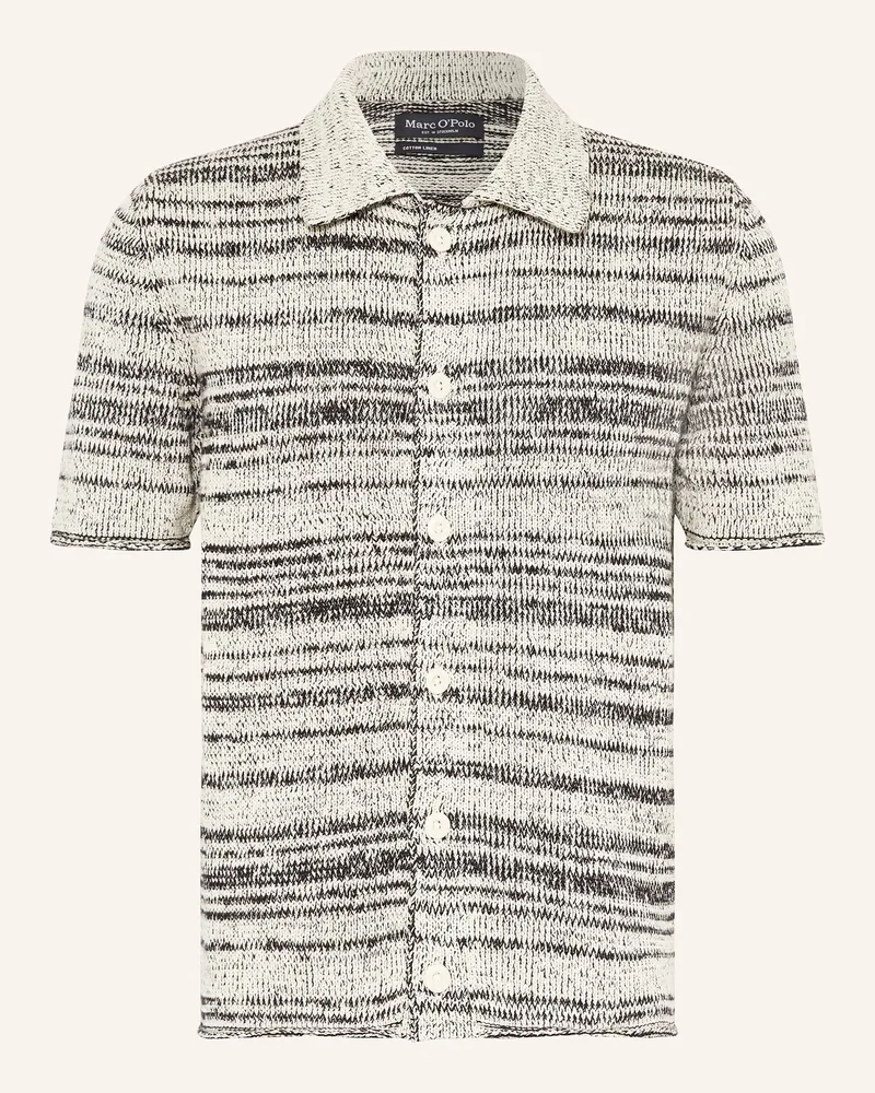 Marc O'Polo Kurzarm-Hemd Slim Fit Ecru