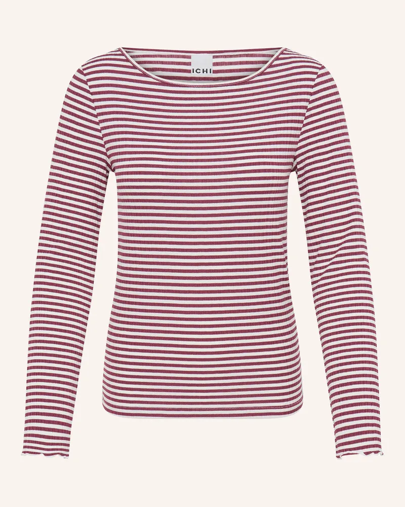 ICHI Longsleeve Ihcella rot Dunkelrot