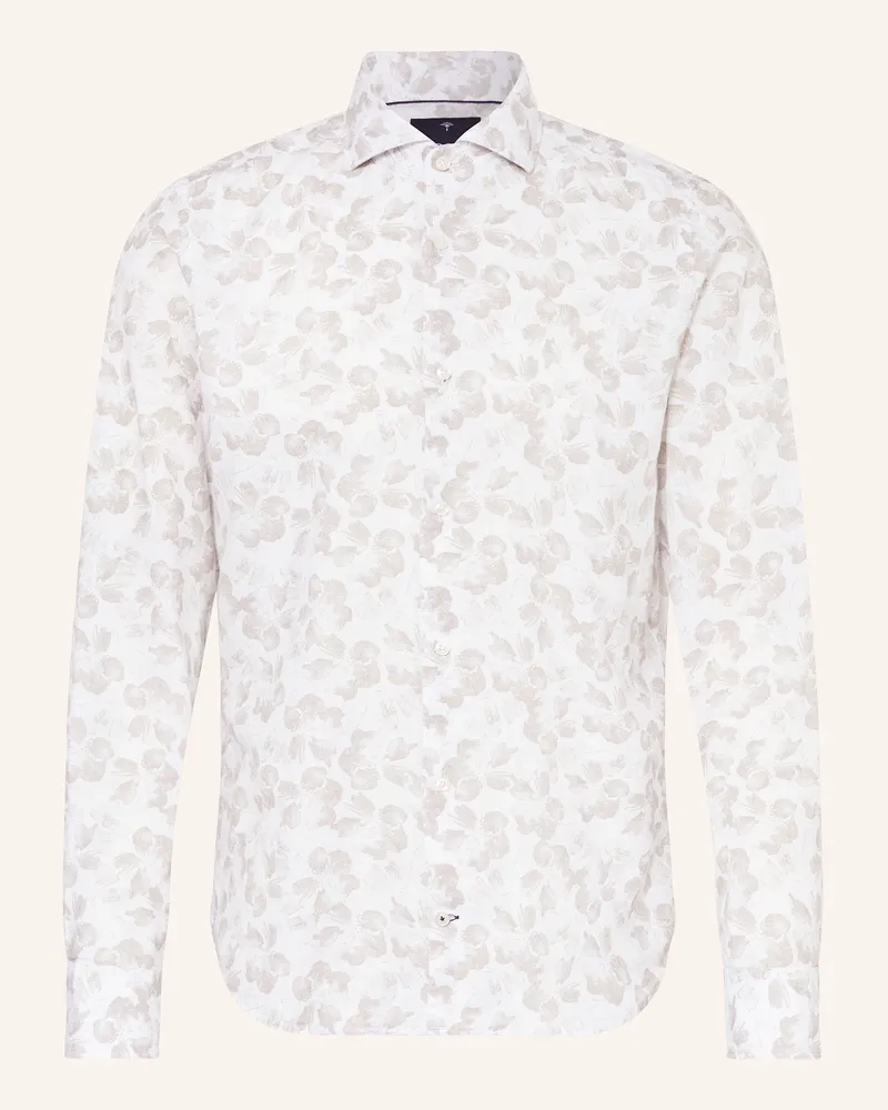 JOOP! Hemd PAI Slim Fit mit Leinen Weiss