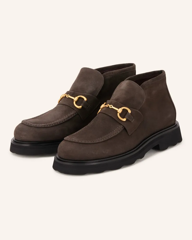 POMME D'OR Loafer Nicky braun Grau