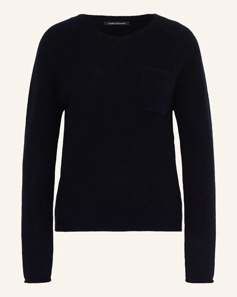 Luisa Cerano Pullover blau Dunkelblau