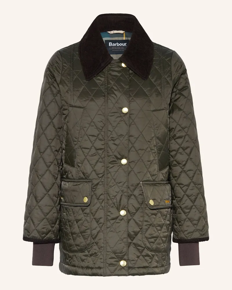 Barbour Steppjacke Beadnel gruen Dunkelgrün