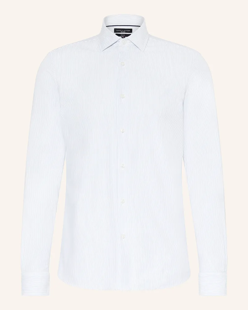 Tommy Hilfiger Hemd Slim Fit blau Hellblau