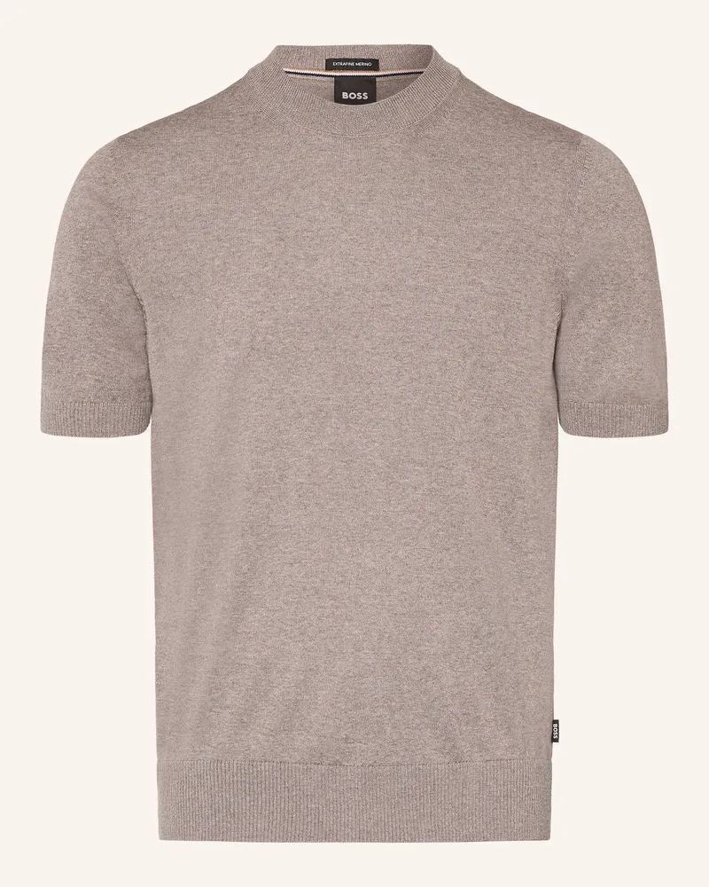 HUGO BOSS Strickshirt Umauro braun Braun