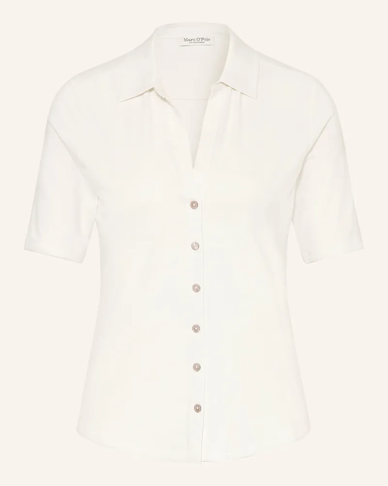 Marc O'Polo Jerseybluse weiss Weiss