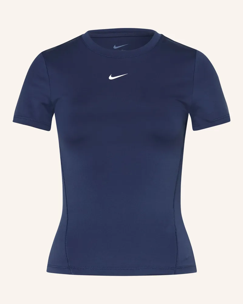Nike T-Shirt One Fitted blau Dunkelblau