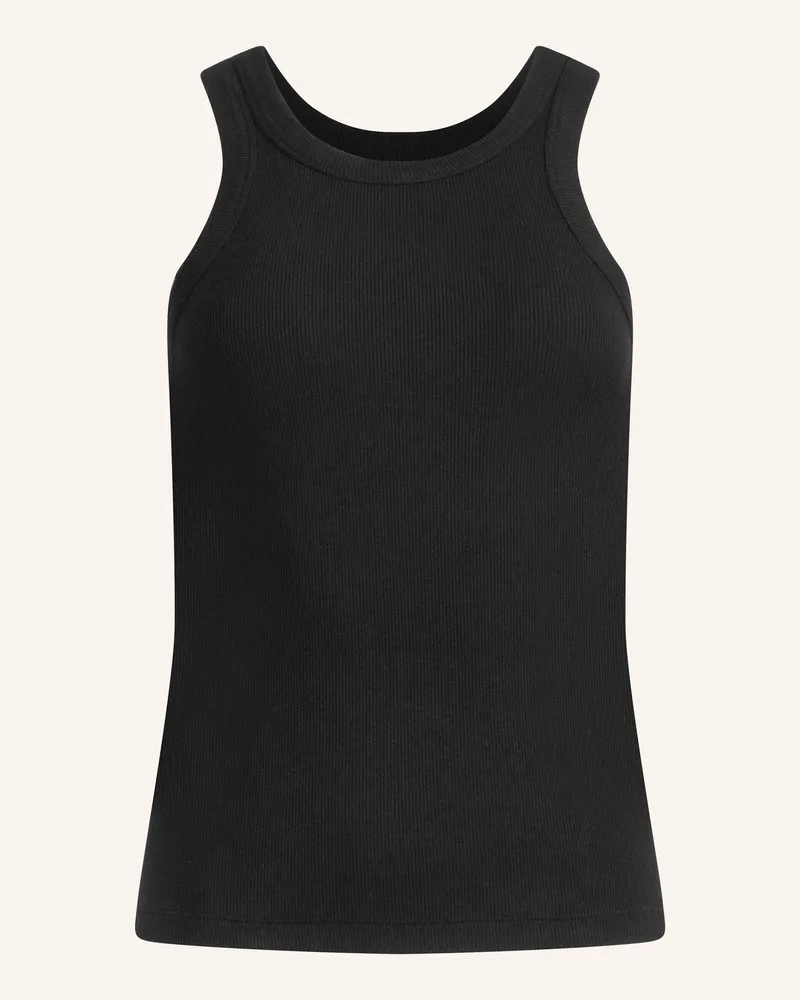 Helene Galwas Top Kader schwarz Schwarz