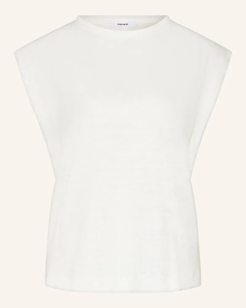 Reiss Leinentop MARA Weiss