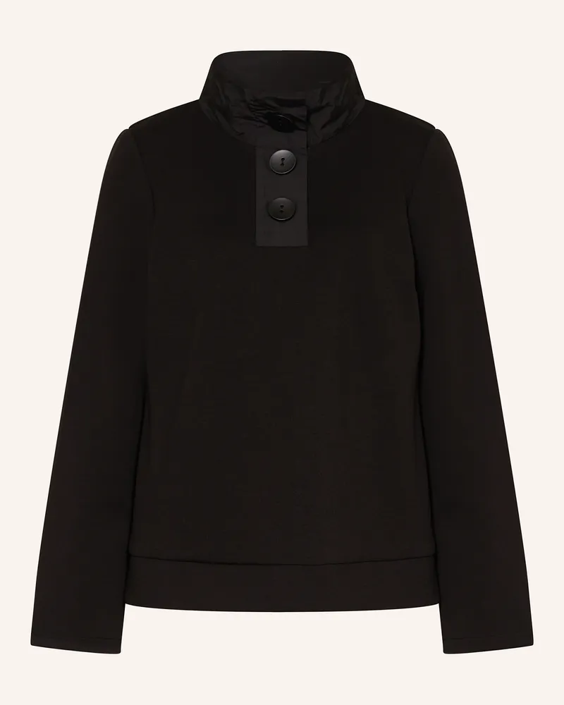 Joseph Ribkoff Sweatshirt im Materialmix Schwarz