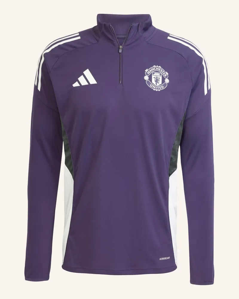 adidas Manchester United Tiro 25 Competition Trainingsoberteil lila Weiss