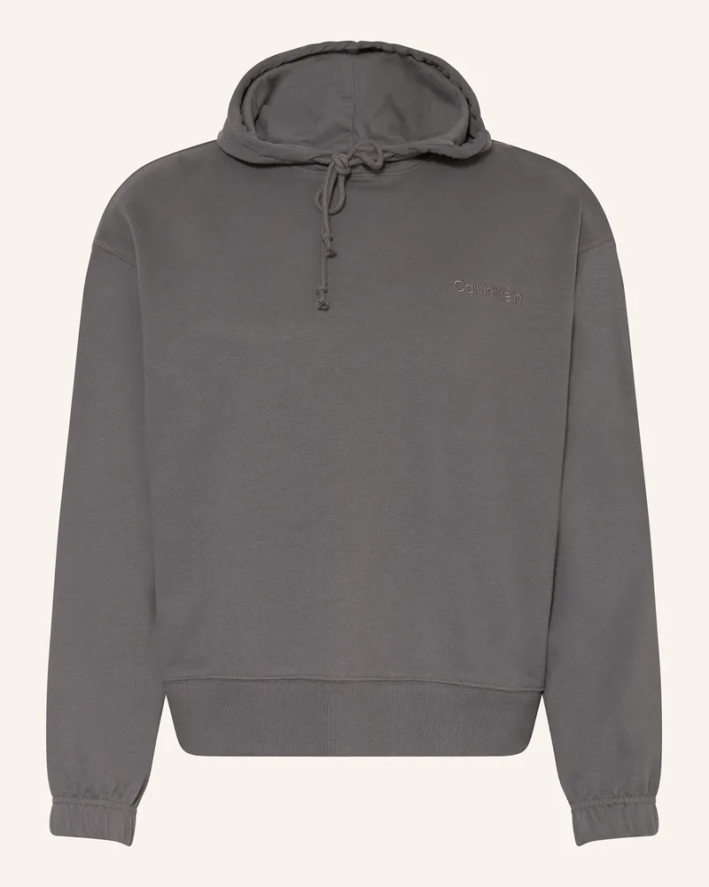 Calvin Klein Lounge-Hoodie COTTON TERRY BLEND Dunkelgrau