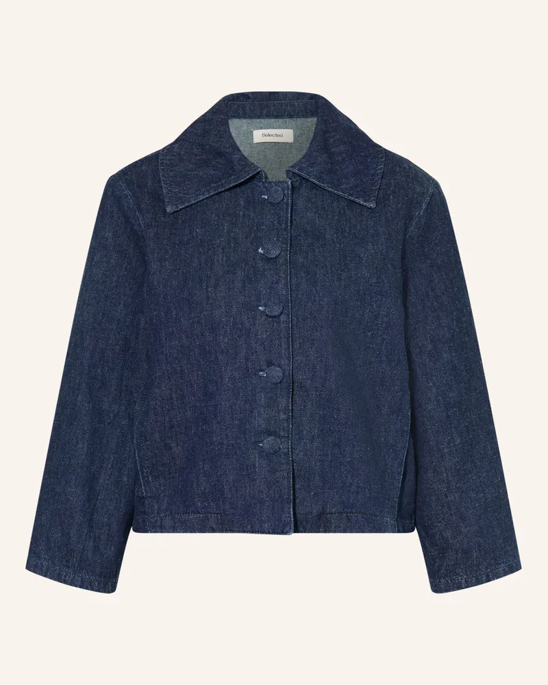 Selected Jeansjacke blau Dark