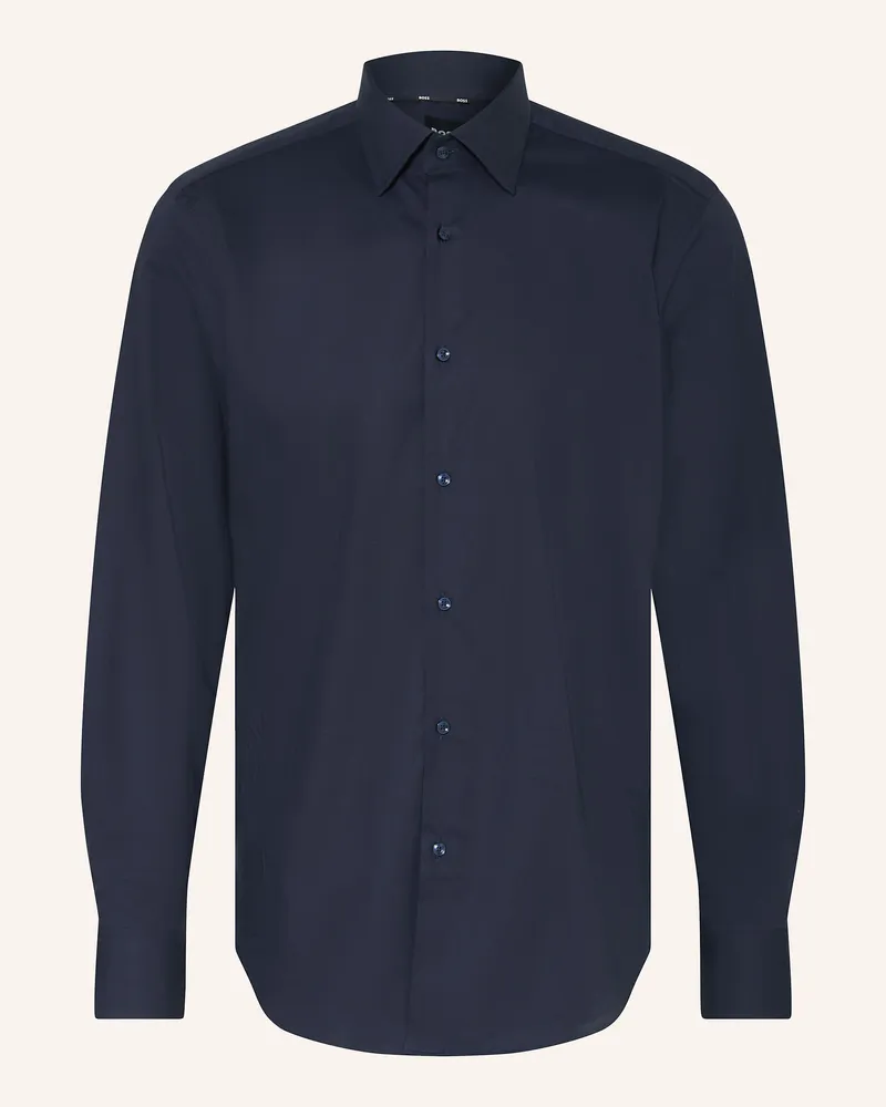 HUGO BOSS Hemd Joe Regular Fit blau Dunkelblau