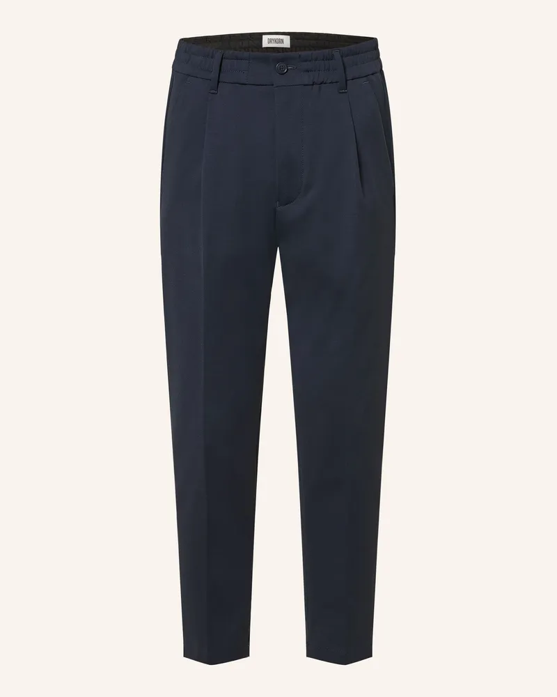 Drykorn Anzughose Chasy Regular Fit Mit Verkürzter Beinlänge blau 3000