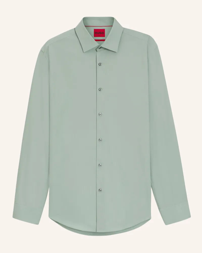 HUGO BOSS Business Hemd KENNO Slim Fit Hellgrün
