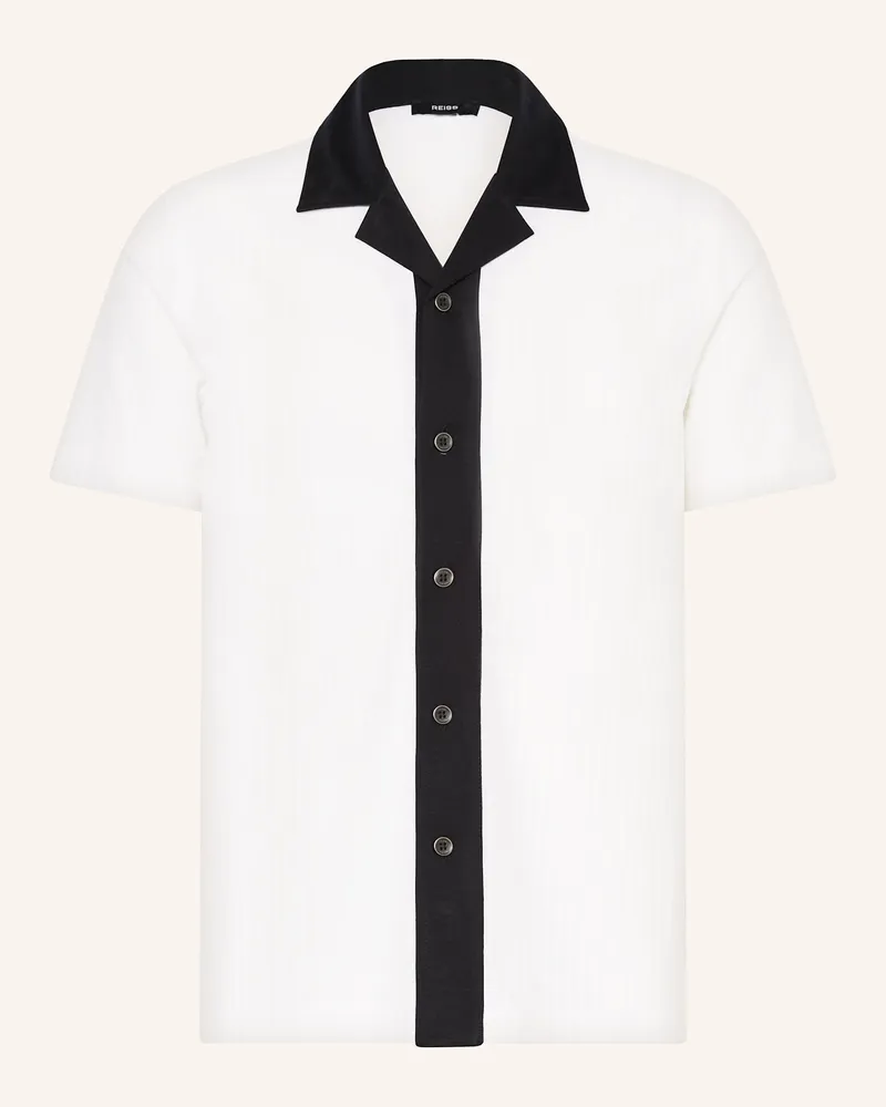 Reiss Resorthemd ASTER Regular Fit aus Jersey Weiss