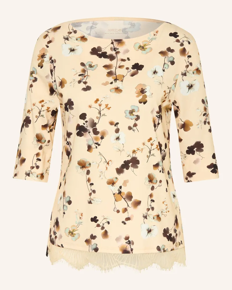 Marc Cain Shirt Mit 3/4-Arm Und Spitze gelb 126
