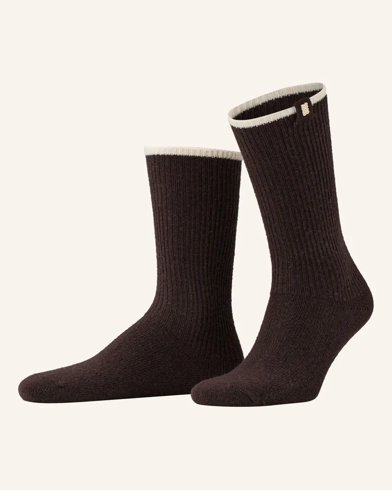 Sandro Socken Dunkelbraun
