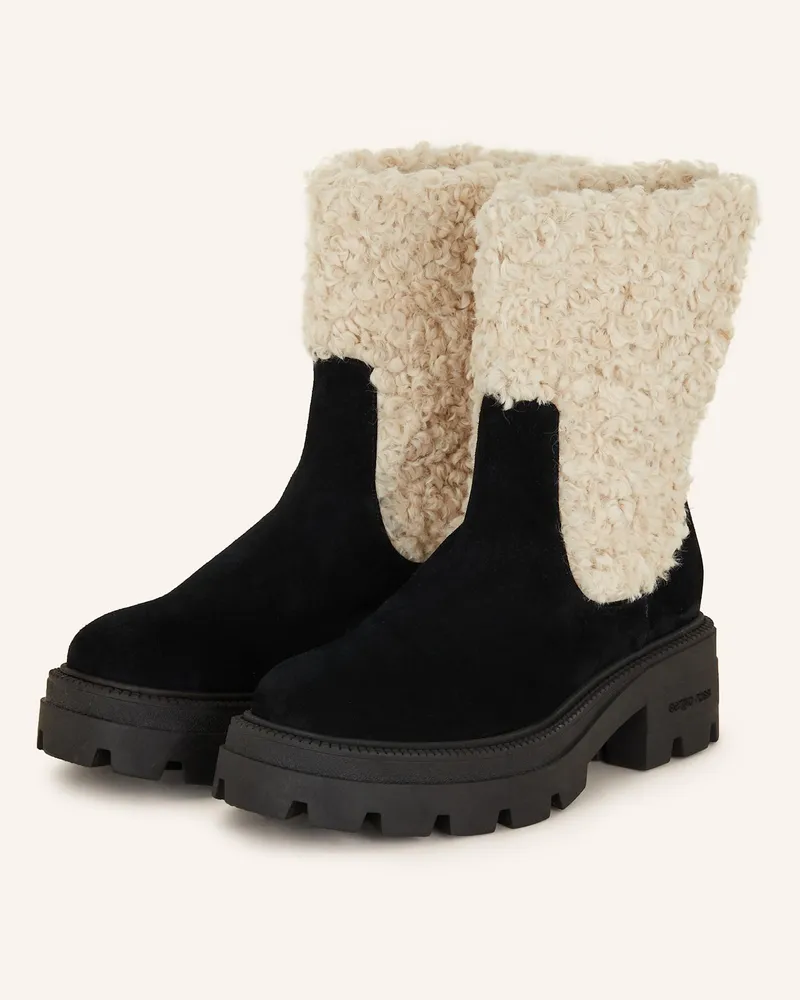 Sergio Rossi Plateau-Boots Schwarz