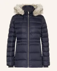 Tommy Hilfiger Daunenjacke TYRA mit abnehmbarer Kapuze Blau