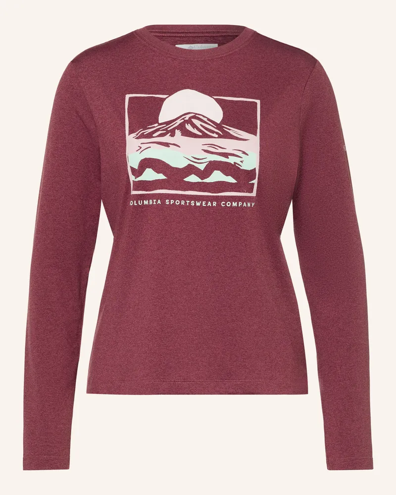 Columbia Sportswear Company Funktionsshirt Parsons Point™ rot Dunkelrot