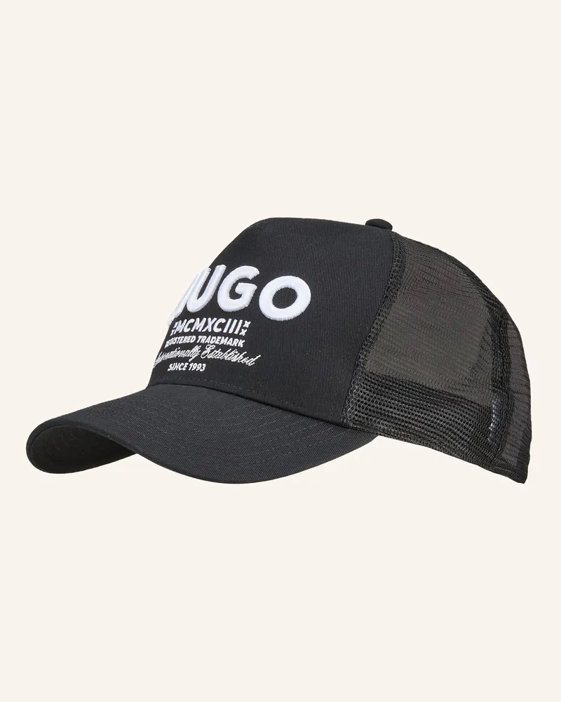 HUGO BOSS Cap Merk schwarz Schwarz
