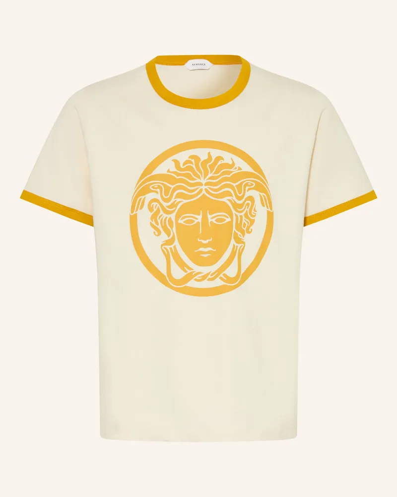 Versace T-Shirt weiss Creme
