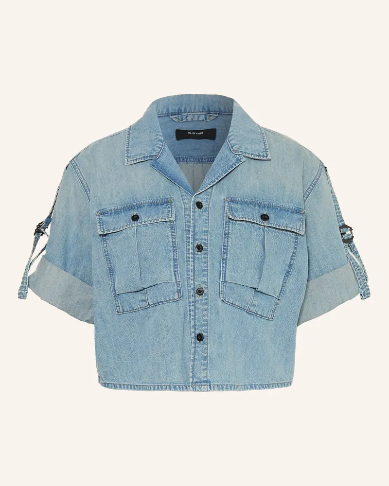 G-STAR RAW Jeansbluse blau Hellblau