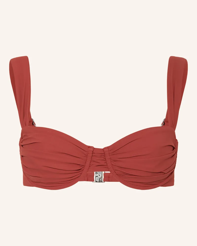 Faithfull The Brand Bügel-Bikini-Top Sol rot Hellrot