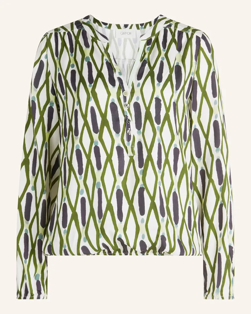 Cartoon Blusenshirt Grün