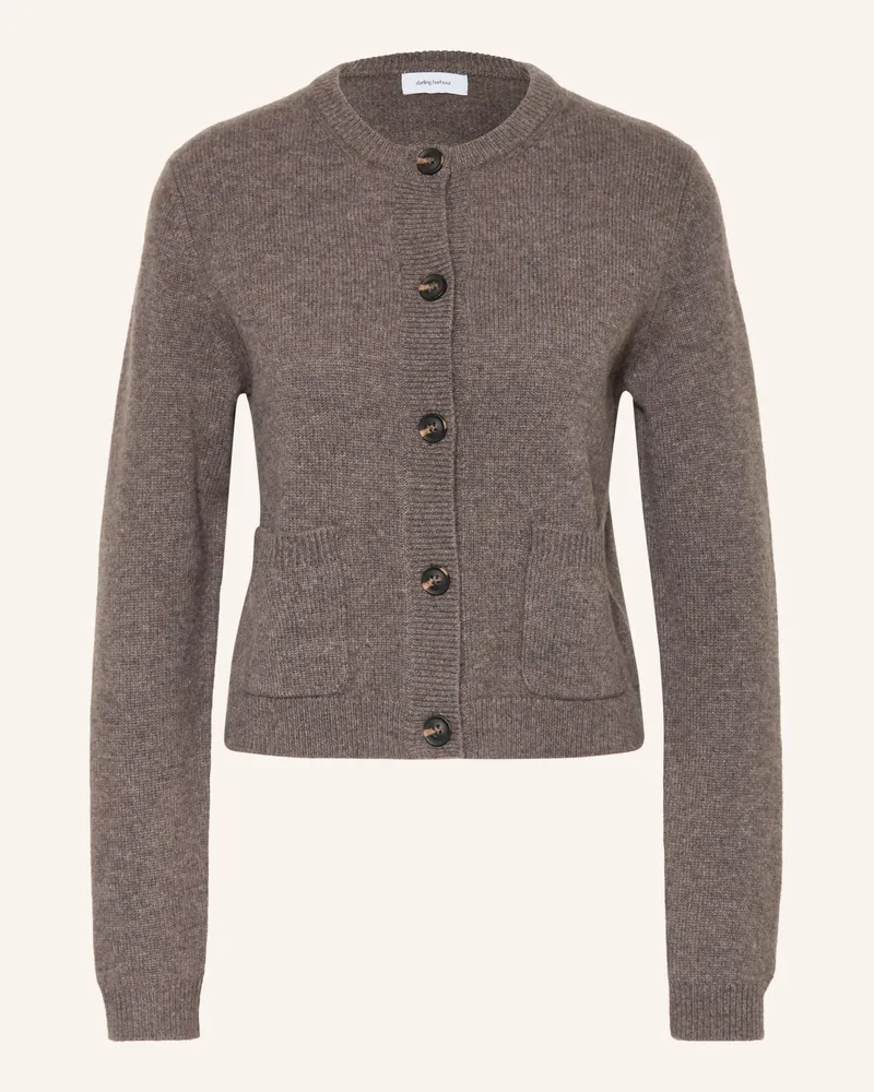 Darling Harbour Strickjacke Aus Cashmere braun Truffle