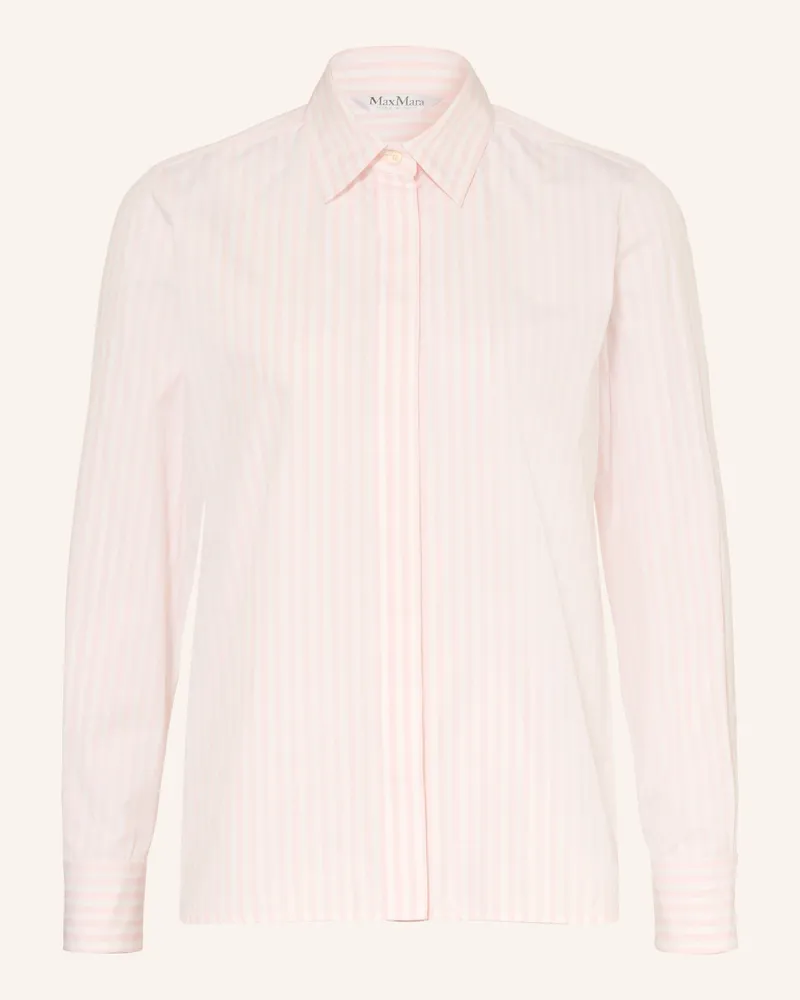 Max Mara Hemdbluse Accenni rosa Hellrosa