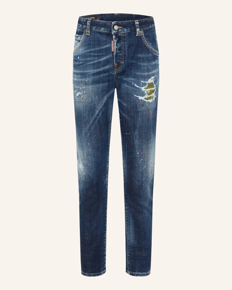 Dsquared2 Destroyed Jeans Teddy blau 470