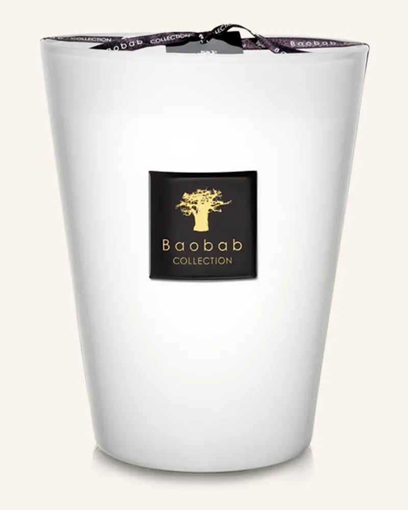 Baobab Collection Duftkerze Pierre De Lune weiss Weiss