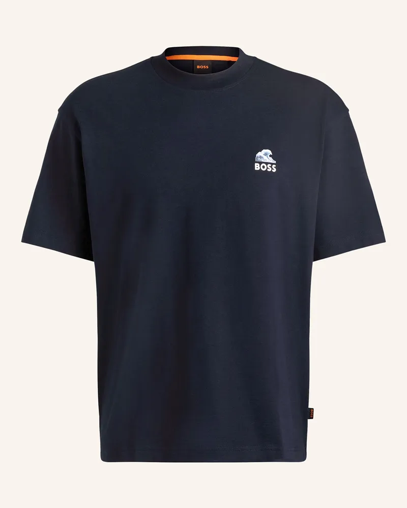 HUGO BOSS T-Shirt TE_NUMBERS Dunkelblau